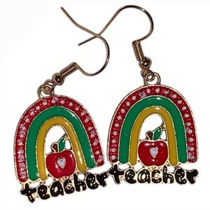 Teacher earrings‎